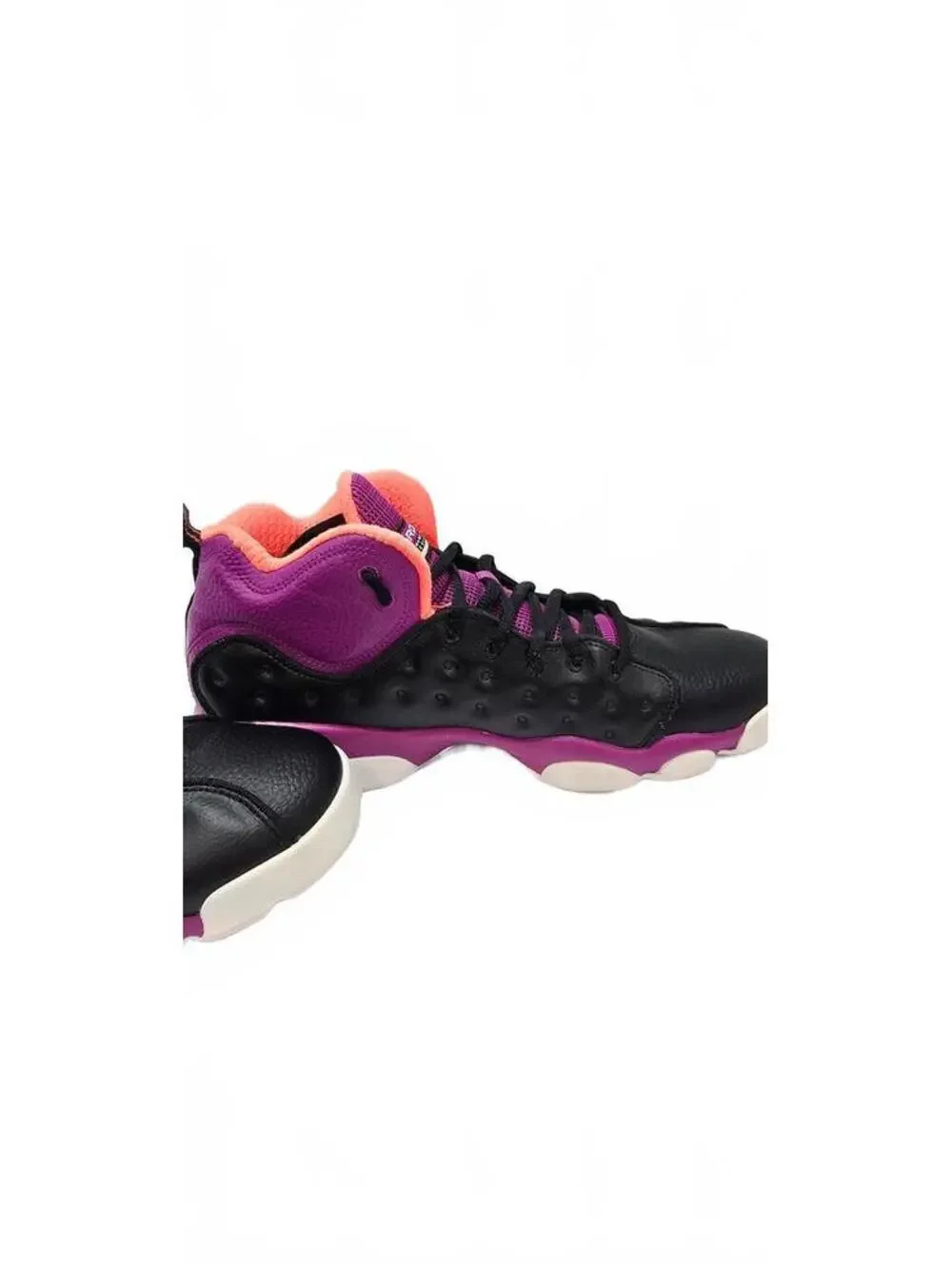 Jordan Jumpman Pro Black Purple Orange Basketball Shoes Size 9.5